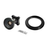 Sachtler Adapter 75/100 75mm Ball Base to 100mm Bowl Adapter