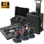 DATAVIDEO SHOWCAST 100 in a HC-850 case with 3x PTC-280's in a HC-800 case