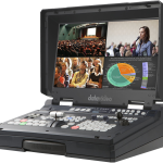 Datavideo SHOWCASTHS-1600T, three PTC-145T's and a sturdy rolling case for transport