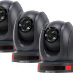 Datavideo MobileCast Production Station HS-3200, 3x PTC-140, RMC-300A, and sturdy transport cases