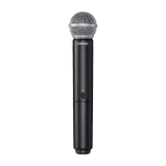 BLX2/SM58 Handheld transmitter with SM58 capsule