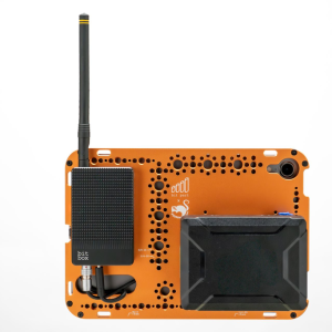bitbox iPad Mini Plate (Signal Orange / Gold Mount)