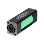 Neutrik NAO2SA-H1W-A LC Duplex Single-Mode APC OpticalCON DUO Coupler (Green)