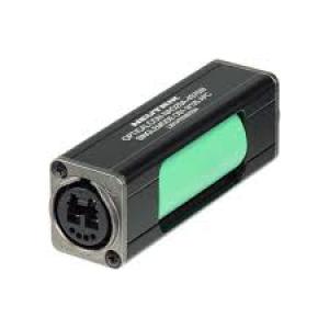 Neutrik NAO2SA-H1W-A LC Duplex Single-Mode APC OpticalCON DUO Coupler (Green)