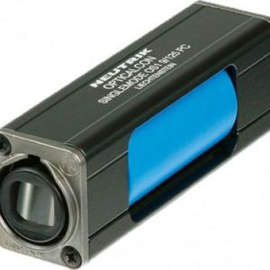 Neutrik NAO4SW-A Single-Mode PC OpticalCON QUAD Weatherproof Coupler (Blue)