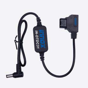 INNOX D-Tap male to right-angle DC 5.5 x 2.1mm barrel connector Cable