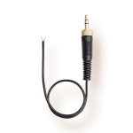 Lockable 3.5 mm Mini Jack to Bare Open End - DIY Adapter