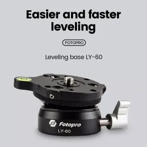 Fotopro LY-60 Quick Adjust Horizontal Head, Leveling Base