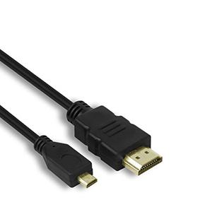 PortKeys HDMI A to Micro D Cable - 3m