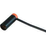 Cable Techniques Low-Profile Right-Angle Mini-XLR 3-Pin Male Connector with Adjustable Exit (Standard Outlet, Orange Cap)