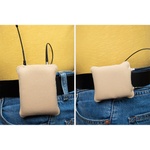 Viviana Mini Belt Puffy Pouch (Beige)