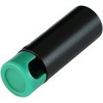 Cable Techniques Low-Profile Right-Angle Mini-XLR 3-Pin Male Connector with Adjustable Exit (Large Outlet, Green Cap)