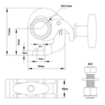 KUPO Arch Coupler - Black