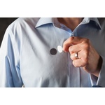 Rycote Overcovers Advanced Fur Disc Wind Covers for Lavalier Mics (5 White, 25 Round Stickies)