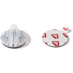 Rycote Overcovers Advanced Fur Disc Wind Covers for Lavalier Mics (5 White, 25 Round Stickies)