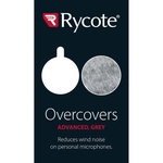 Rycote Overcovers Advanced Fur Disc Wind Covers for Lavalier Mics (5 Gray, 25 Round Stickies)