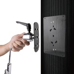 KUPO KCP-418 TWIST LOCK REAR MOUNTING PLATE FOR KINO FLO 4 BLANK