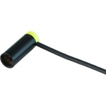 Cable Techniques Low-Profile Right-Angle Mini-XLR 3-Pin Male Connector with Adjustable Exit (Standard Outlet, Yellow Cap)
