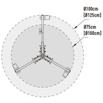 KUPO 340 ROLLER STAND BASE