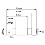 KUPO 28mm Stud W/ 1/2"-13 Thread