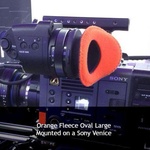 Bluestar Oval Large Viewfinder Eyecushion (Fleece, Peach)