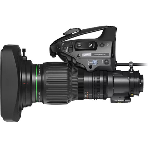Canon CJ15ex4.3B IASE S 4K UHDxs 2/3" 15x Wide Servo Lens with Type-S Drive