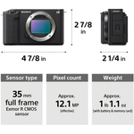 Sony ZV-E1 Mirrorless Camera (White)