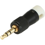 Cable Techniques CT-LPS-T35L-W Low-Profile Right-Angle 3.5mm TRS Screw-Locking Connector (White)