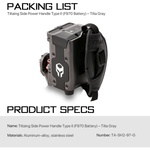 Tiltaing Side Power Handle Type II (F970, Tilta Gray)