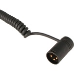 Cable Techniques Coiled Boom-to-Mixer Cable - Low-Profile XLR 3-Pin Female to XLR 3-Pin Male (18" to 6')