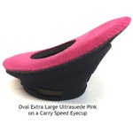 Bluestar Oval Extra-Large Viewfinder Eyecushion (Fleece, Pink)