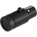 Cable Techniques LPS Low-Profile Right-Angle TA4F Connector (Standard Outlet, Black Cap)