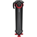 Sachtler flowtech 100 MS Carbon Fiber Tripod with Mid-Level Spreader & Rubber Feet
