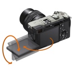 Sony a7C Mirrorless Camera with 28-60mm Lens (Silver)