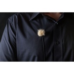 Rycote Overcovers Advanced Fur Disc Wind Covers for Lavalier Mics (5 Beige, 25 Round Stickies)