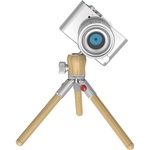 iFootage Timberpod Mini Tripod (Beech Wood, Silver)