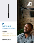 Sennheiser MKH 416-P48U3 Moisture-Resistant Shotgun Microphone