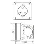 KUPO VERSATILE SOCKET FOR 15A BS546 & 13A BS1363
