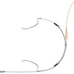 Sennheiser HM 200 Omnidirectional Headworn Microphone with Miniature MKE 1 Capsule (Silver, Locking 3.5mm Connector)