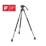Manfrotto 504X Fluid Video Head with 635 FAST Carbon Fiber Tripod