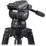 Miller CX10 Sprinter II 1-Stage Alloy Tripod System with Ground Spreader