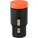 Cable Techniques Low-Profile Right-Angle XLR 3-Pin Female Connector (Standard Outlet, A-Shell, Orange Cap)