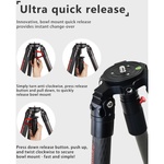 iFootage Gazelle TC9-Fastbowl Tripod with Komodo K7 Fluid Head Bundle