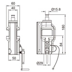 KUPO Spigot Adapter 5/8" M To 1-1/8" F