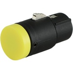 Cable Techniques Low-Profile Right-Angle XLR 3-Pin Female Connector (Standard Outlet, B-Shell, Yellow Cap)