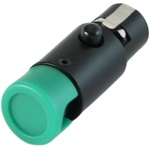 Cable Techniques LPS Low-Profile Right Angle TA3F Connector (Green, Large)