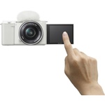 Sony ZV-E10 Mirrorless Camera (White)