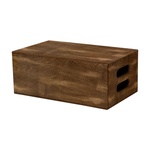 KUPO KAB-008-BST KUPO BROWN STAINED APPLE BOX- FULL 20"X12"X8"