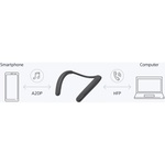 Sony SRS-NB10 Wireless Neckband Speaker (Charcoal Gray)