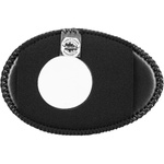 Bluestar Oval Long Viewfinder Eyecushion (Fleece, Black)